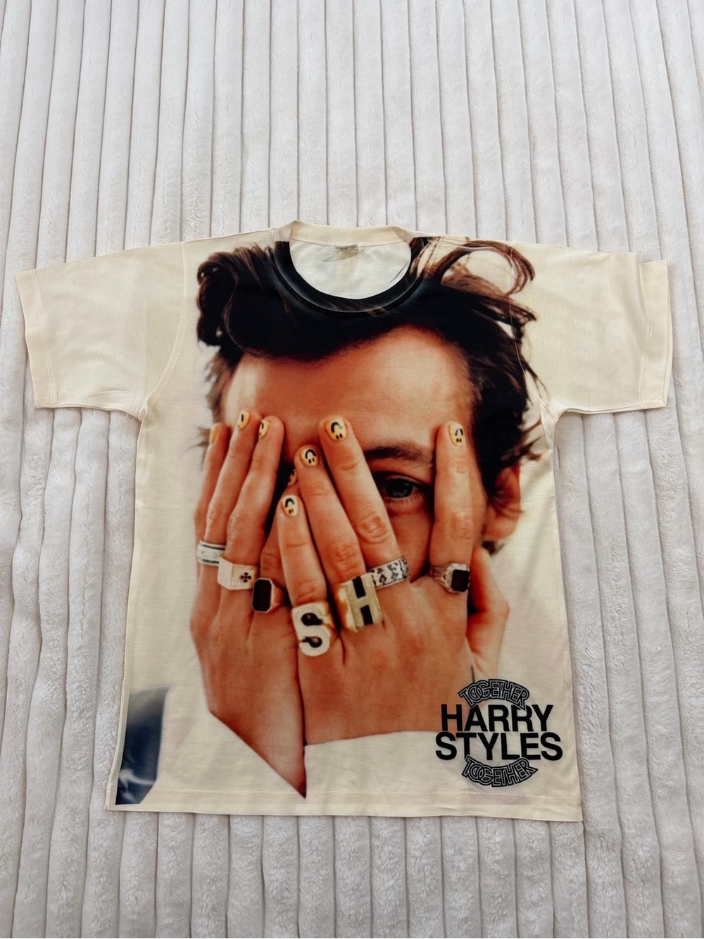 Harry Styles Graphic Cream Tour T-Shirt from São Paulo / Brazil concert